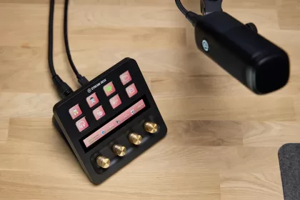 XLR Mic op de Stream Deck+