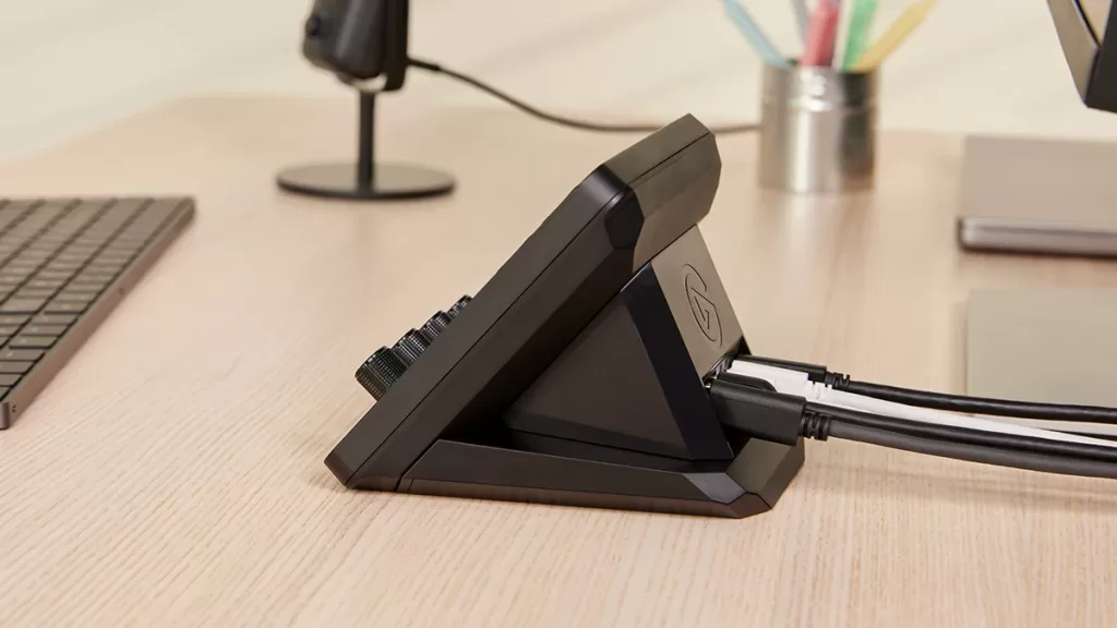 XLR Mic op de Stream Deck+