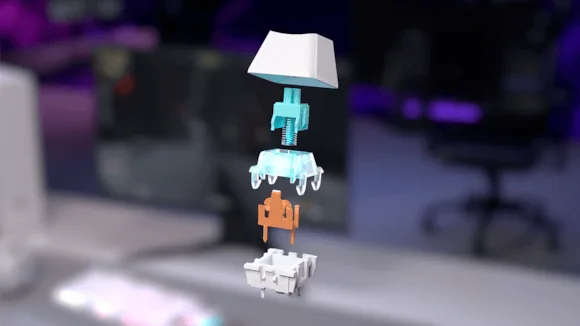 Corsair K70 Pro keys